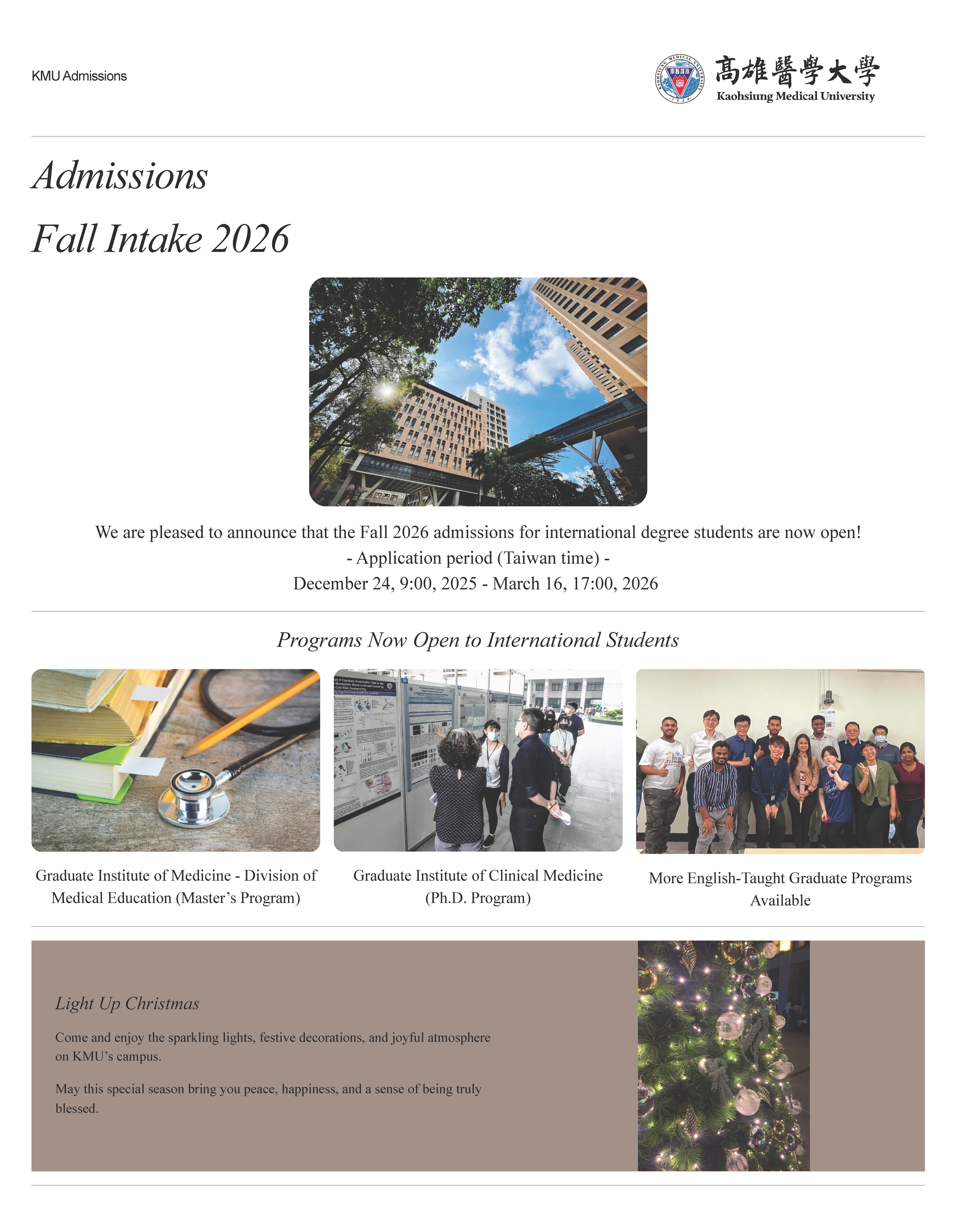 Admissions Open International Students Fall Intake 2026 2 